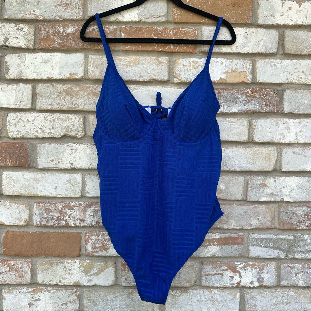 Jess Lea ‘All the Craze’ Textured One Piece Swim Suit